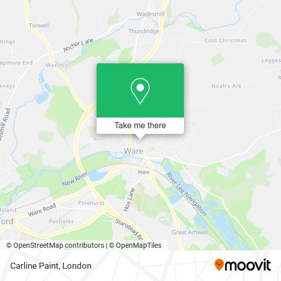 Carline Paint map