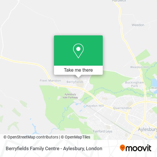Berryfields Family Centre - Aylesbury map