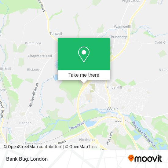 Bank Bug map