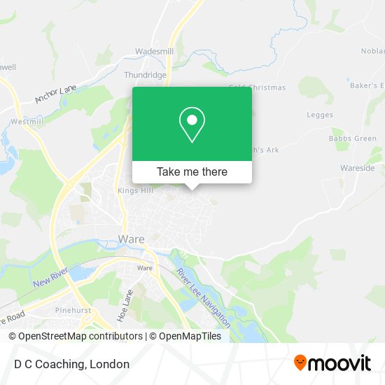 D C Coaching map