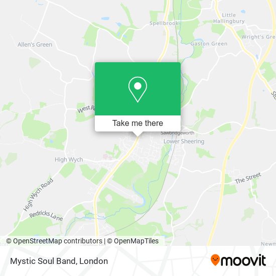 Mystic Soul Band map