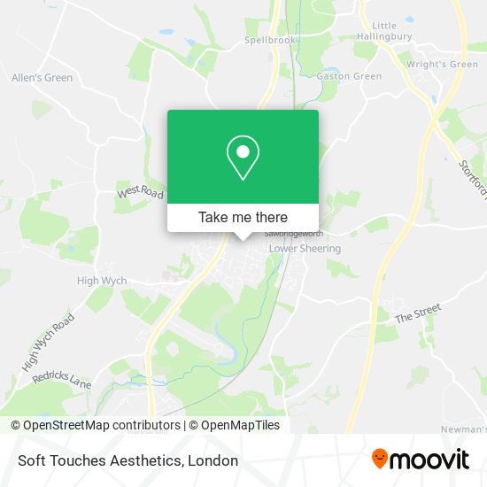 Soft Touches Aesthetics map