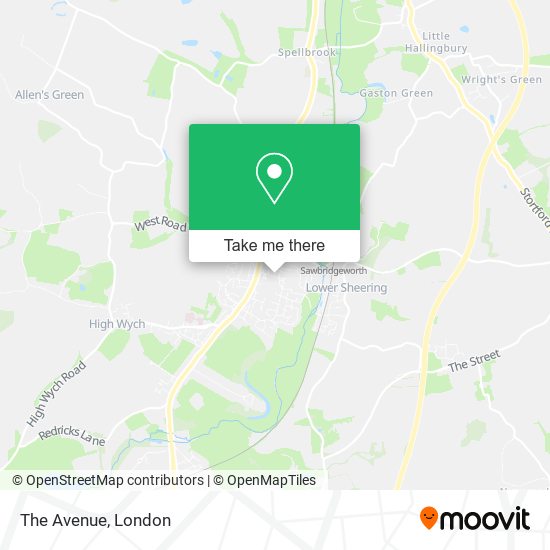 The Avenue map