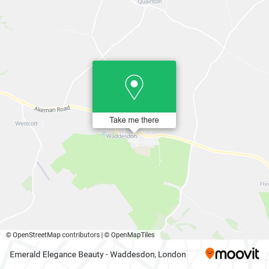 Emerald Elegance Beauty - Waddesdon map