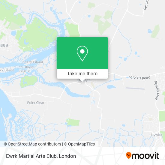 Ewrk Martial Arts Club map