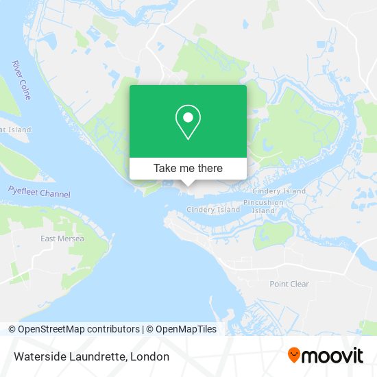 Waterside Laundrette map