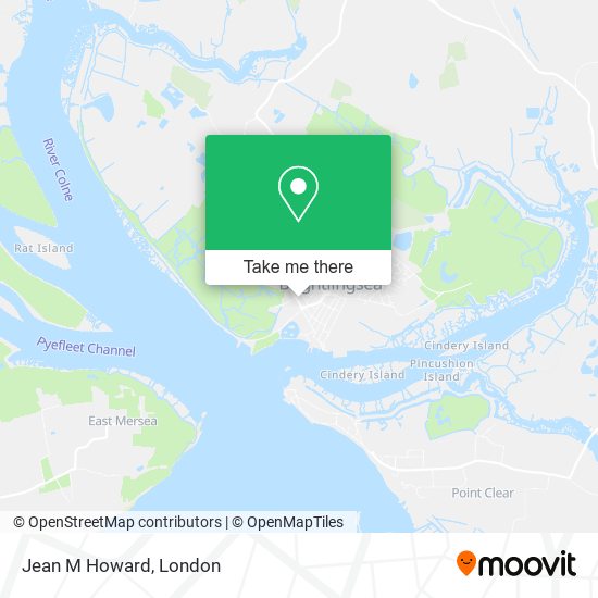 Jean M Howard map