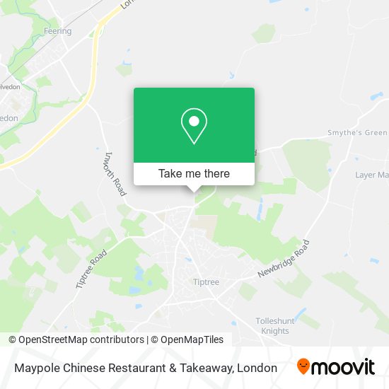 Maypole Chinese Restaurant & Takeaway map