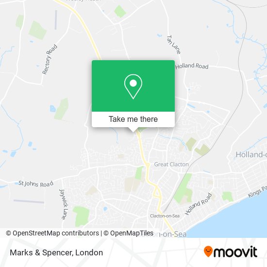 Marks & Spencer map