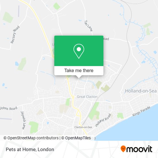 Pets at Home map
