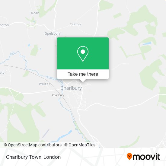 Charlbury Town map