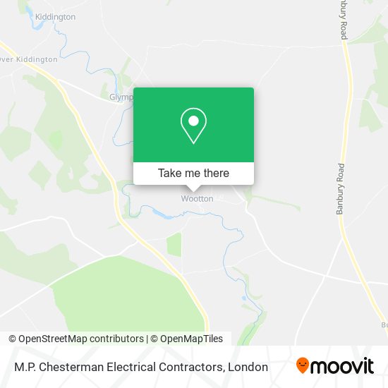 M.P. Chesterman Electrical Contractors map