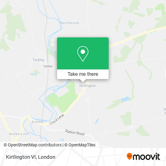 Kirtlington VI map