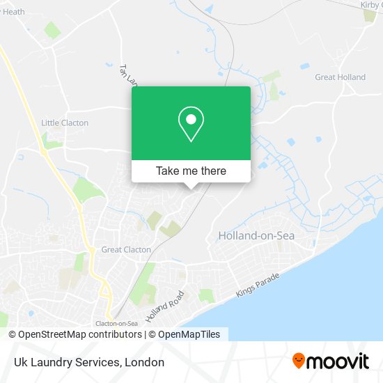 Uk Laundry Services map