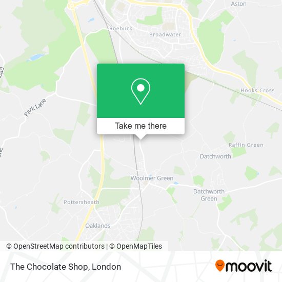 The Chocolate Shop map