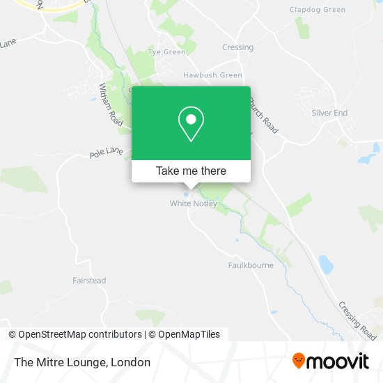 The Mitre Lounge map