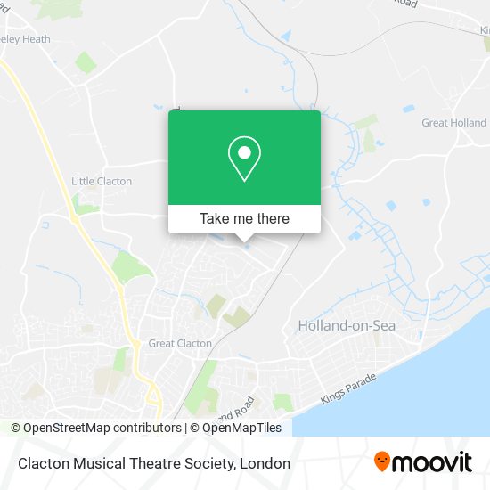 Clacton Musical Theatre Society map