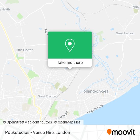 Pdukstudios - Venue Hire map