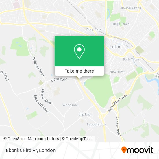 Ebanks Fire Pr map