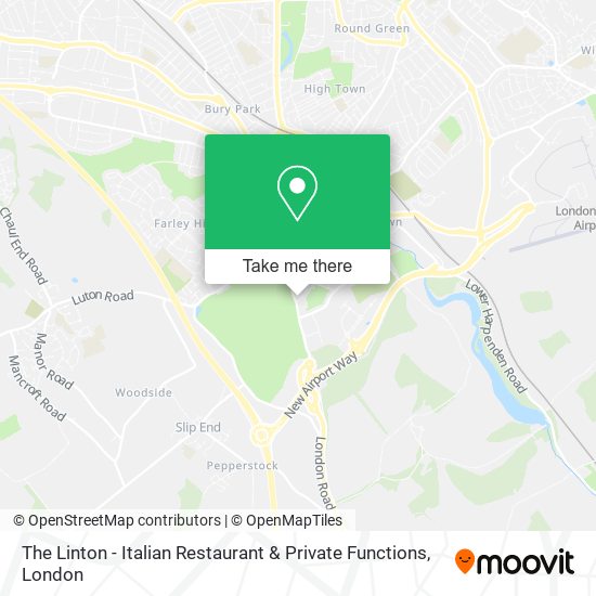 The Linton - Italian Restaurant & Private Functions map