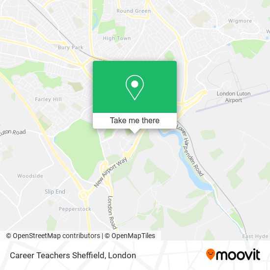 Career Teachers Sheffield map