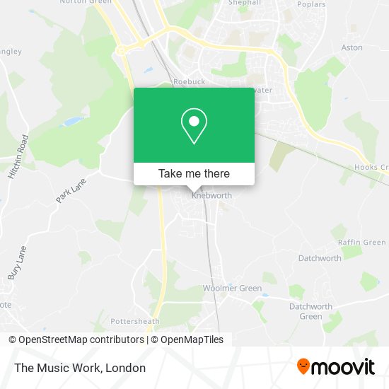 The Music Work map