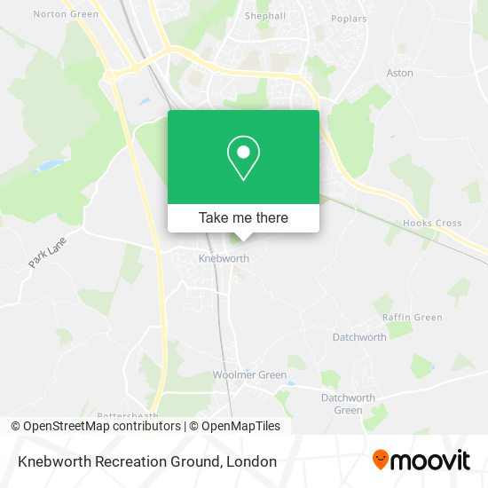 Knebworth Recreation Ground map