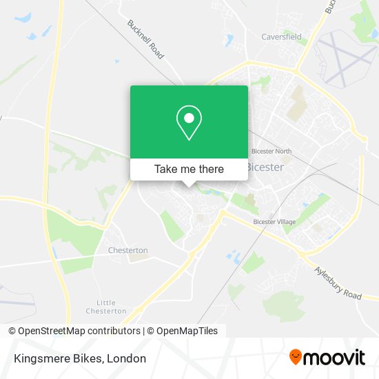 Kingsmere Bikes map