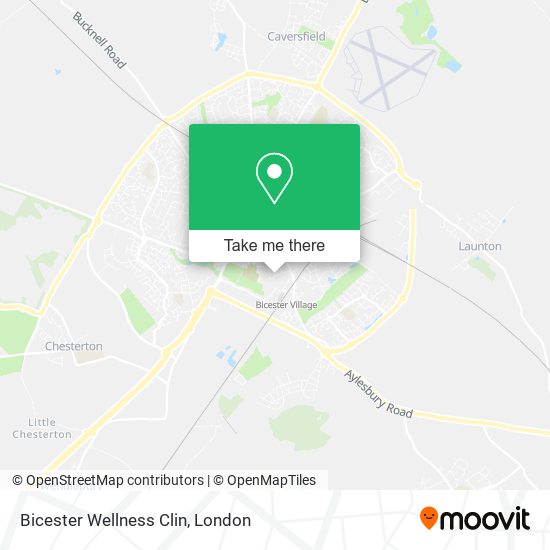 Bicester Wellness Clin map