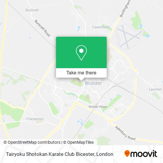 Tairyoku Shotokan Karate Club Bicester map