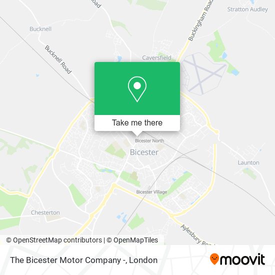 The Bicester Motor Company - map