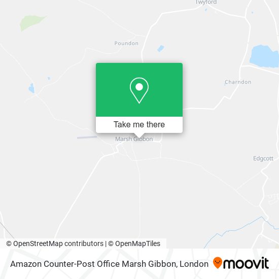 Amazon Counter-Post Office Marsh Gibbon map