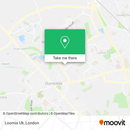 Loomis Uk map