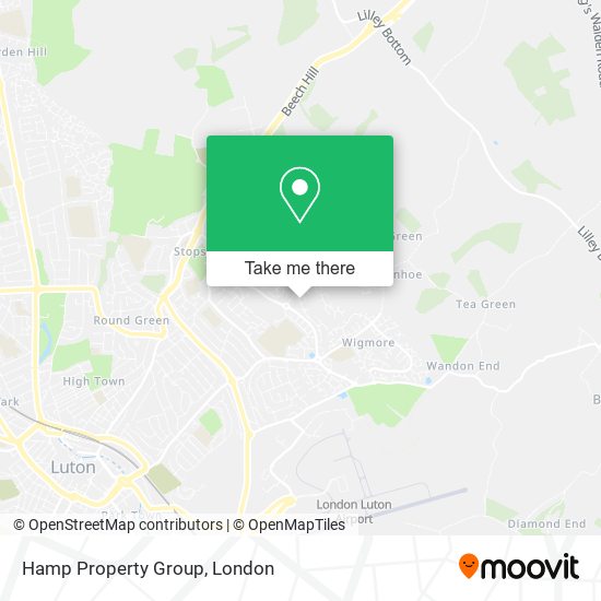 Hamp Property Group map