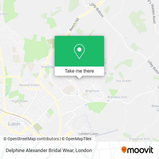 Delphine Alexander Bridal Wear map