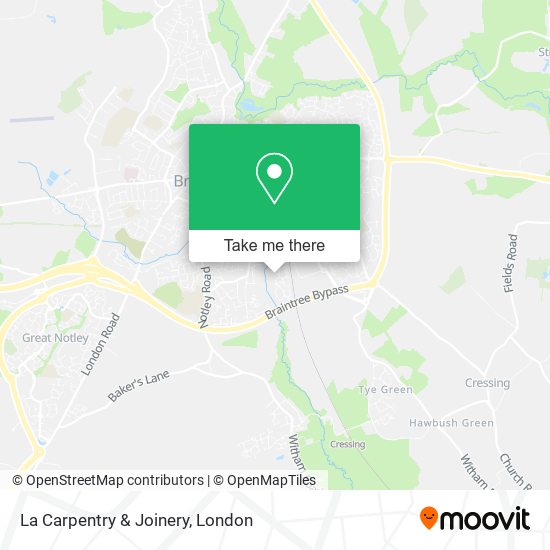 La Carpentry & Joinery map
