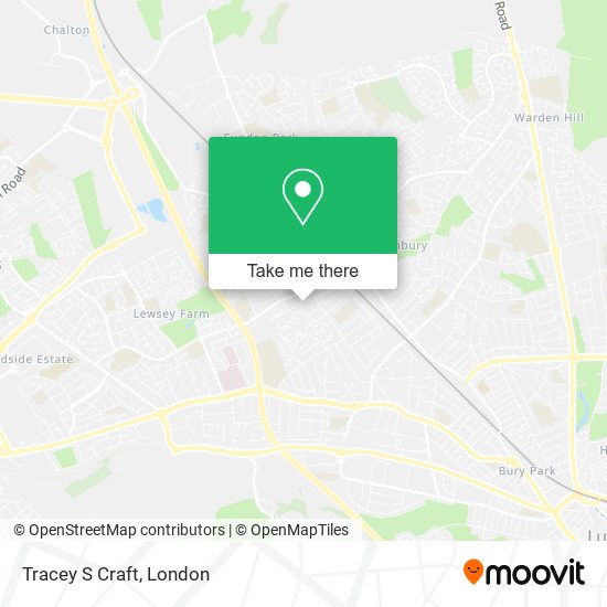 Tracey S Craft map