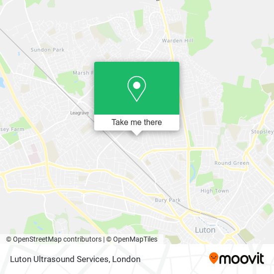 Luton Ultrasound Services map