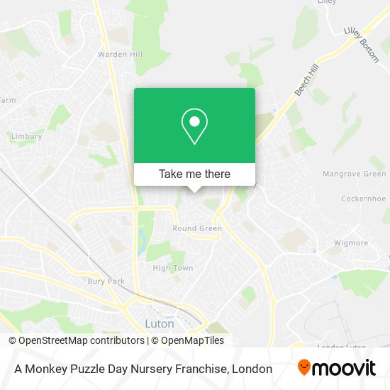 A Monkey Puzzle Day Nursery Franchise map