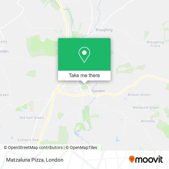 Matzaluna Pizza map