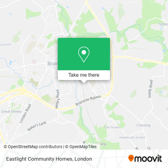 Eastlight Community Homes map