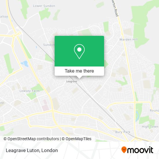 Leagrave Luton map