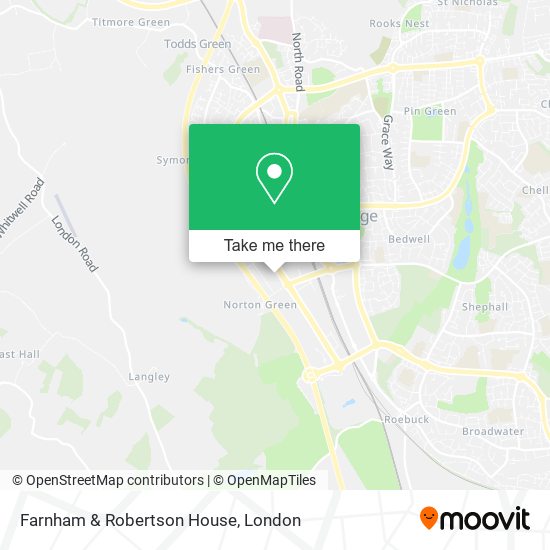 Farnham & Robertson House map