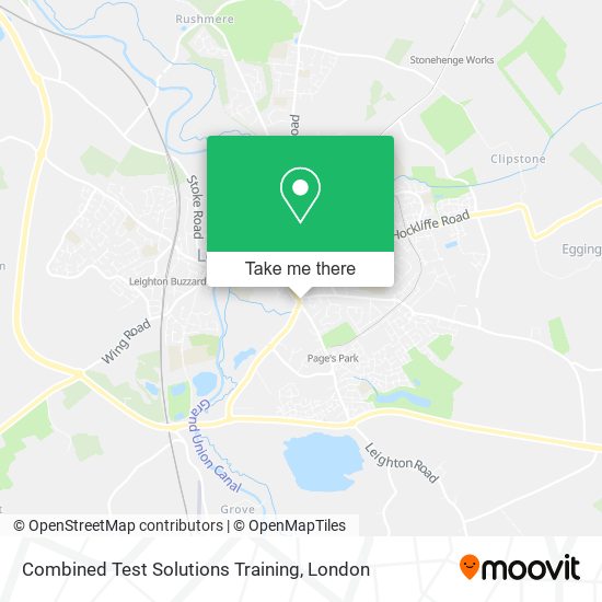 Combined Test Solutions Training map