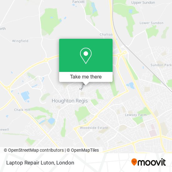 Laptop Repair Luton map