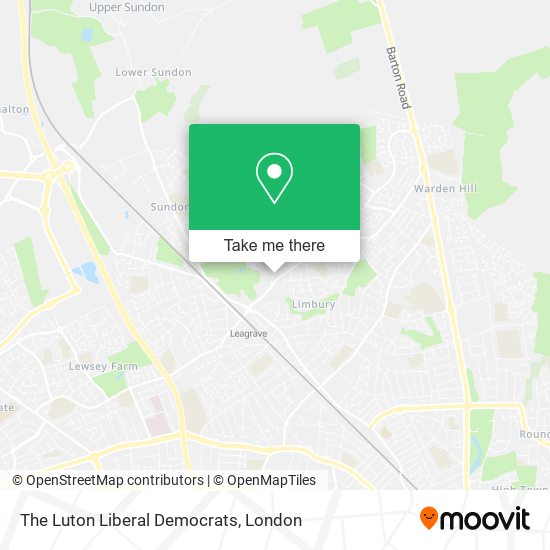 The Luton Liberal Democrats map