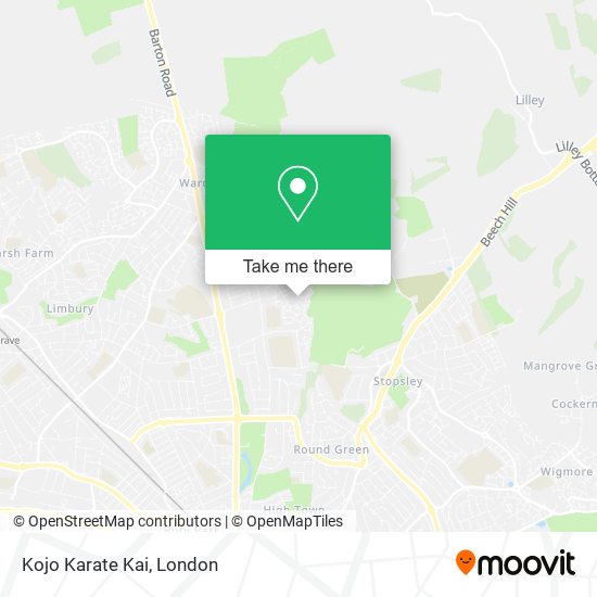 Kojo Karate Kai map