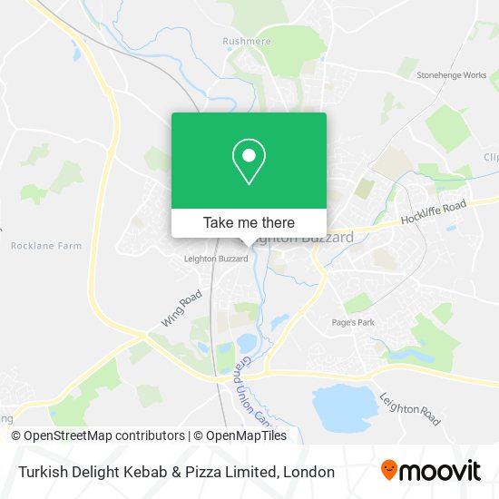 Turkish Delight Kebab & Pizza Limited map