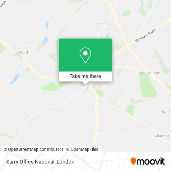 Surry Office National map