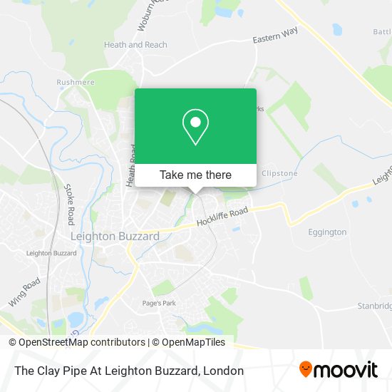 The Clay Pipe At Leighton Buzzard map